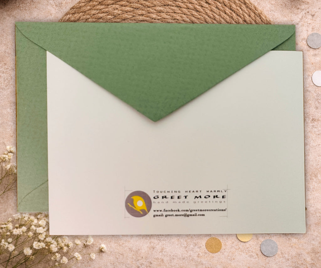 Romantic Handmade Greeting Card |3D Keepsake Card
