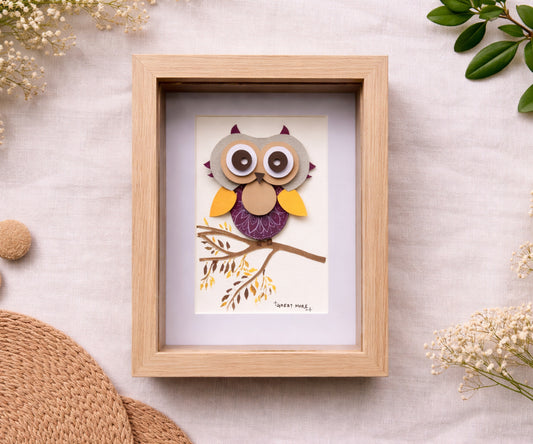 Handmade Owl Wall Art |  Made in New Zealand