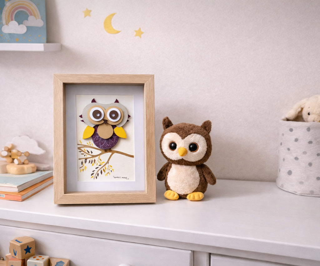 Handmade Owl Wall Art |  Made in New Zealand