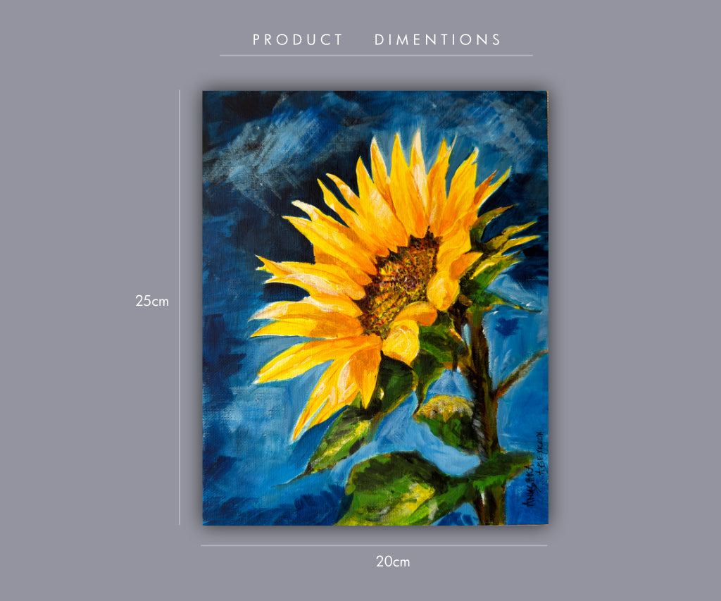Sunflower | Original Acrylic Painting on Canvas