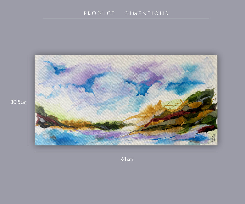 Original Acrylic Painting| Abstract Art| Landscape