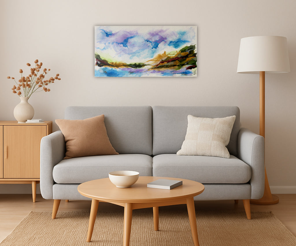 Original Acrylic Painting| Abstract Art| Landscape
