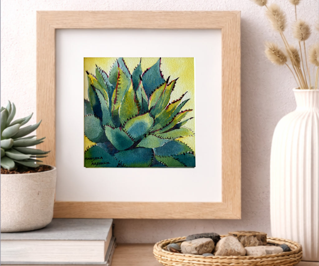 Succulent | Original Watercolour Painting