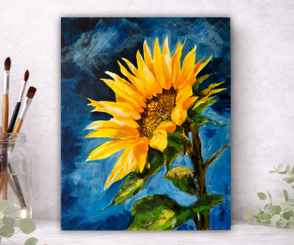 Sunflower | Original Acrylic Painting on Canvas