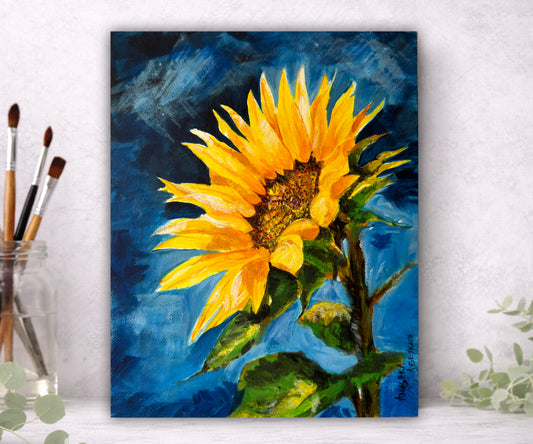 Sunflower | Original Acrylic Painting on Canvas