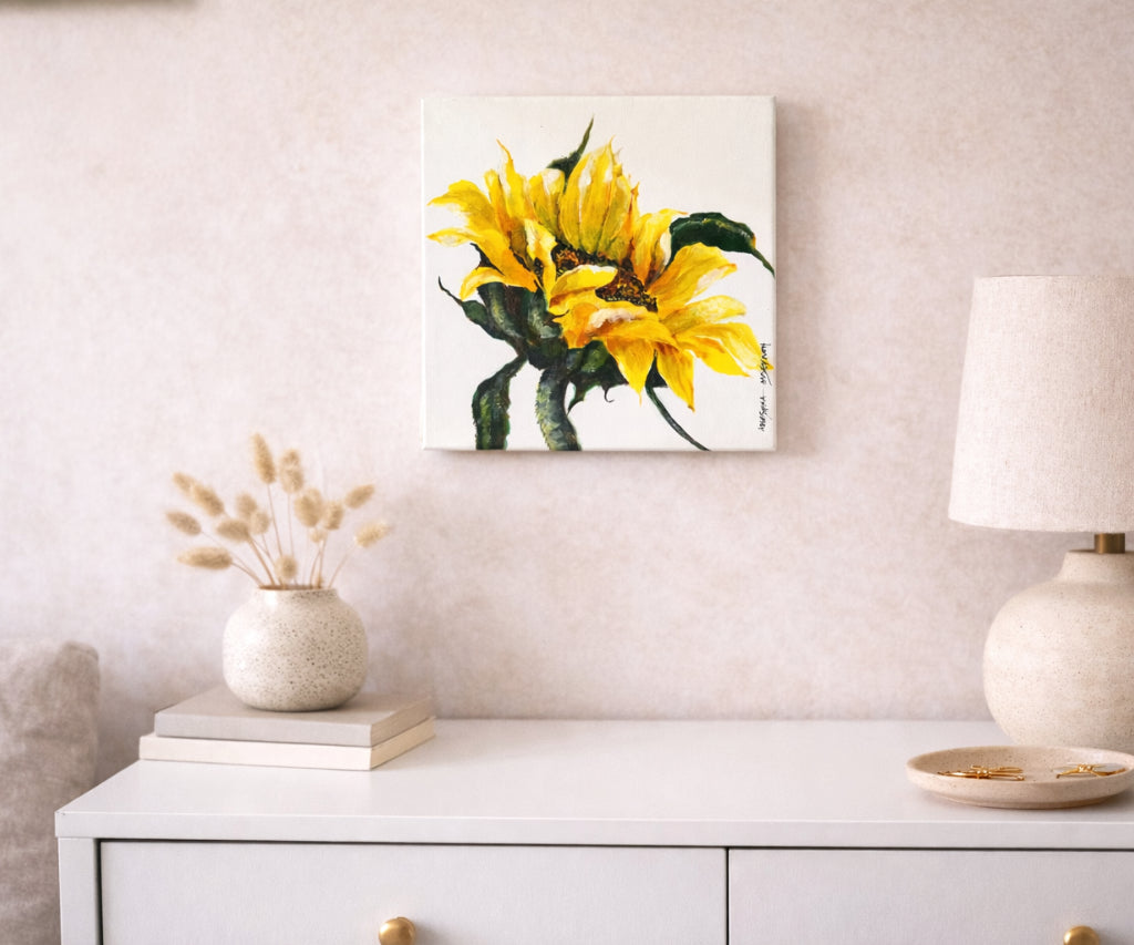 Sunflower | Original Acrylic Painting on Canvas