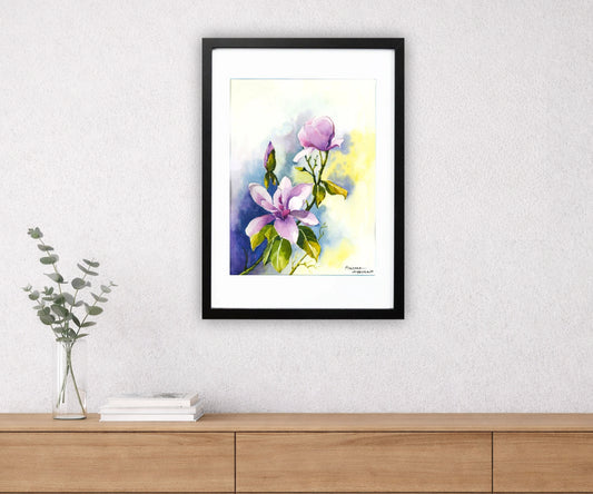 Magnolia Flower | Original Watercolor Painting