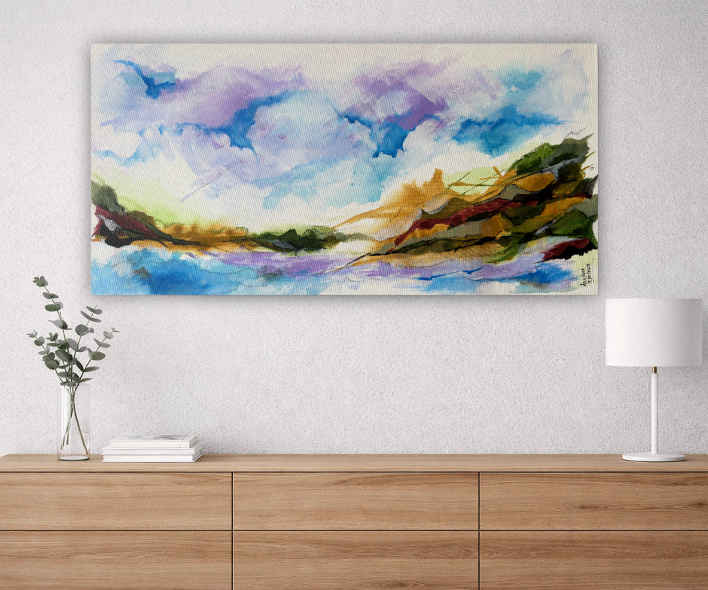 Original Acrylic Painting| Abstract Art| Landscape