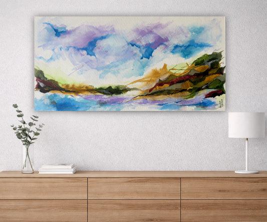Original Acrylic Painting| Abstract Art| Landscape